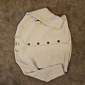 Duluth Trading Co Quilted Chore Jacket Oatmeal Size Medium